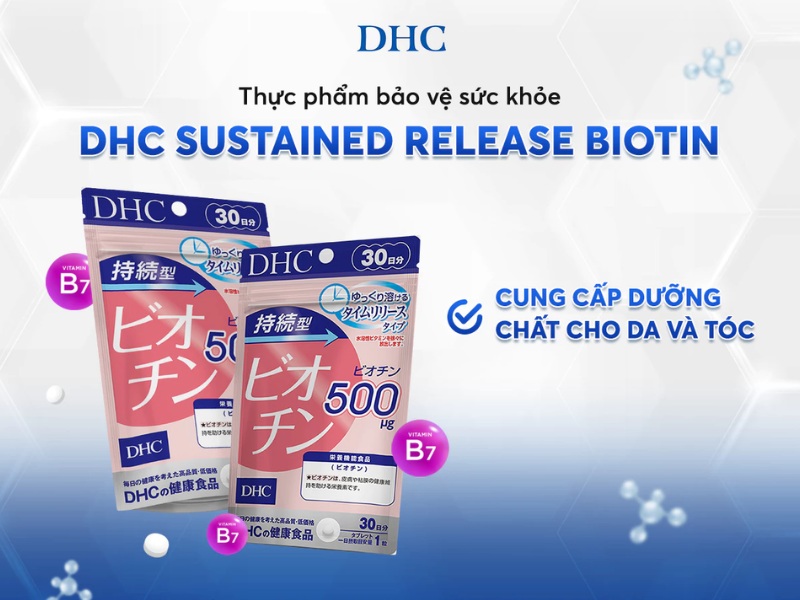 Thực phẩm bảo vệ sức khỏe viên uống DHC Biotin