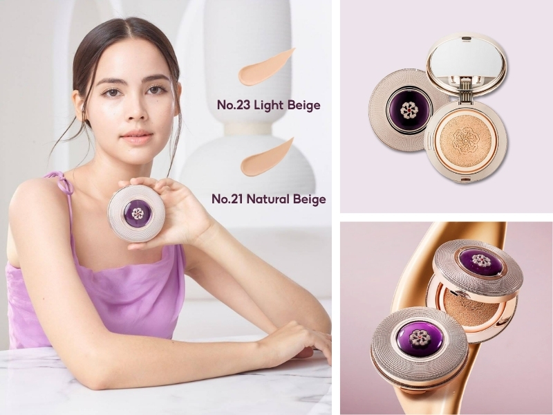 mẫu kem nền Yehwadam Hwansaenggo BB Cushion
