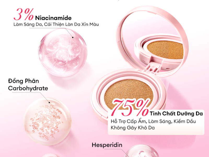 Colorkey Long Lasting Flawless Brightening Cushion giá học sinh
