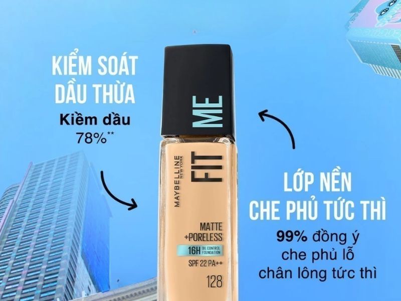 Kem nền Matte + Poreless dành cho da ngăm dầu