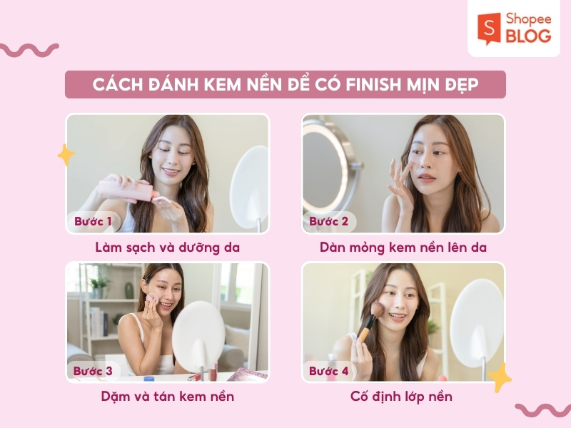 Cách đánh nền tự nhiên không mốc