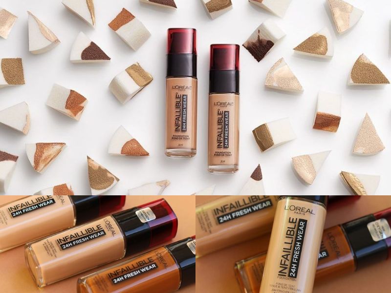 Kem nền dành cho da dầu mụn nhạy cảm của L’Oreal 