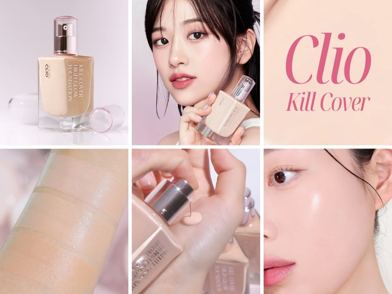 Kem nền che phủ lỗ chân lông Clio Kill Cover