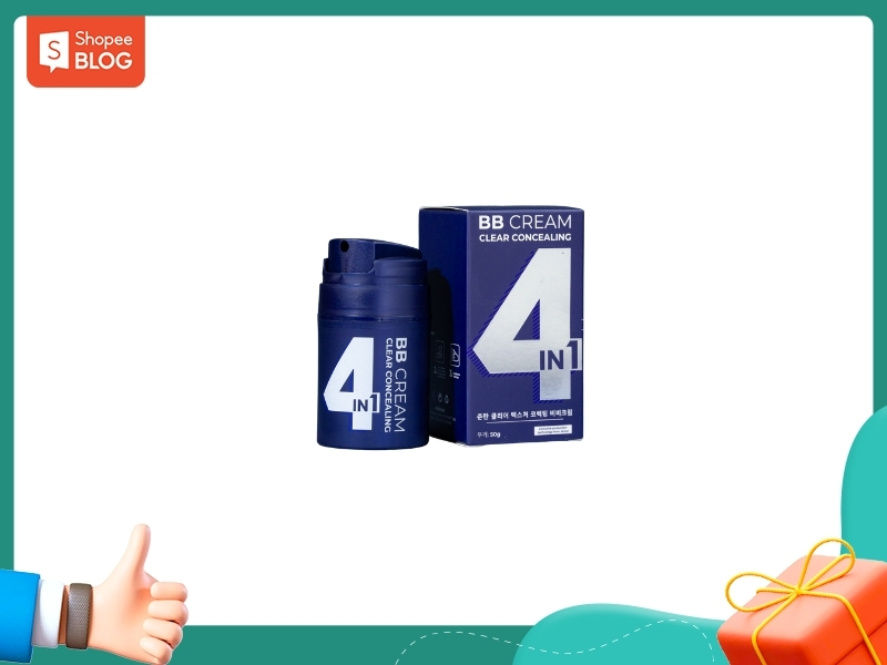 Kem Nền BB Cream 4in1 RAUMEN cho nam giới