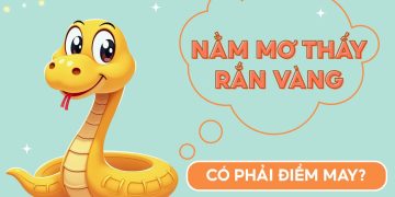 nằm mơ thấy rắn vàng