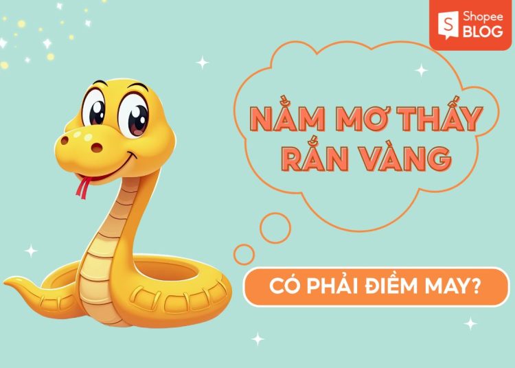 nằm mơ thấy rắn vàng