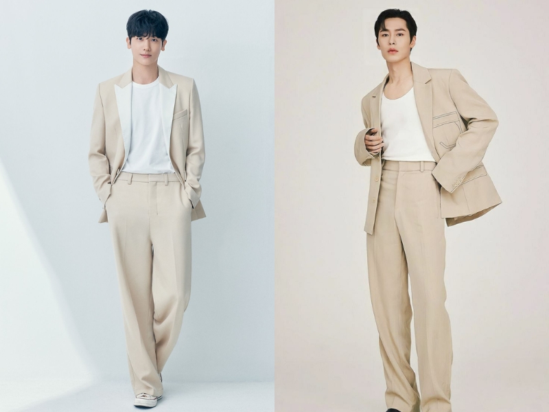 cách phối đồ với quần tây, áo thun và áo vest