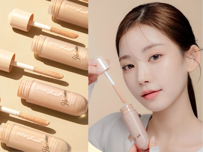 kem nền hàn quốc Makeheal Ampoule Glow Foundation