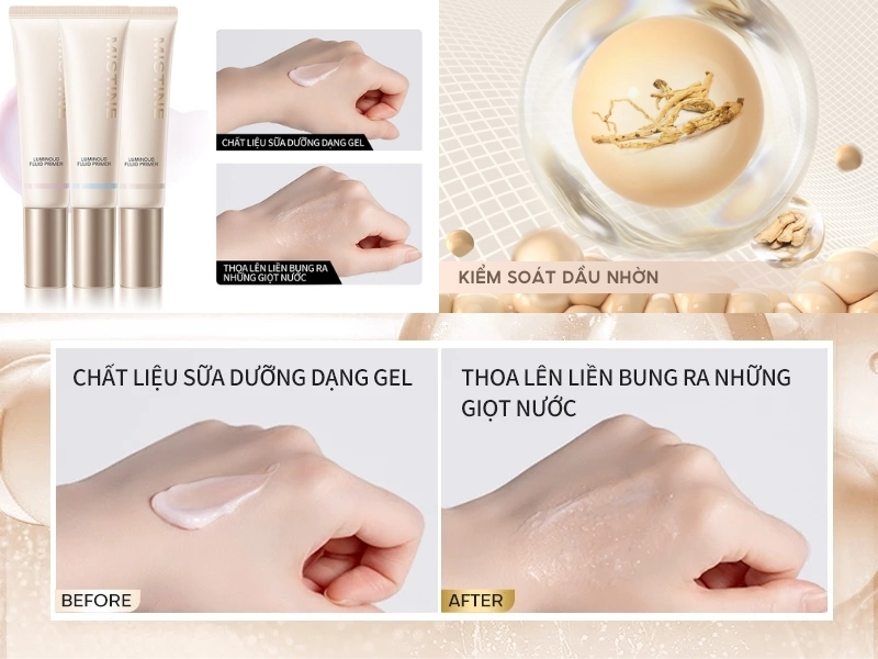 Kem lót Mistine Luminous Fluid Primer