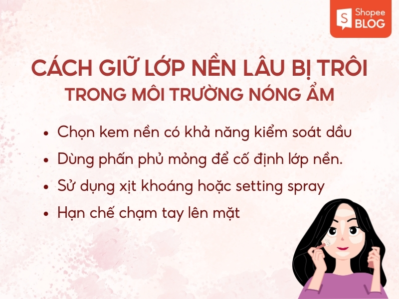 Cách giữ nền lâu trôi