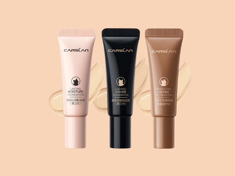Màu của một số dòng kem nền được gọi theo skintone và undertone 