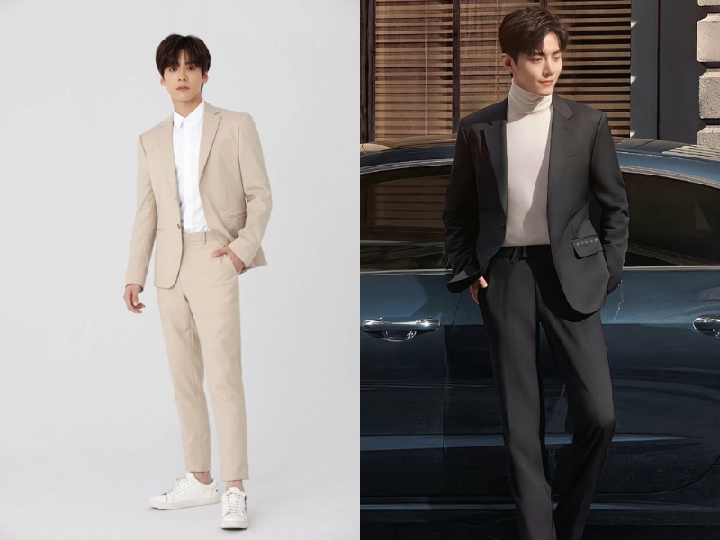 phối đồ với vest nam