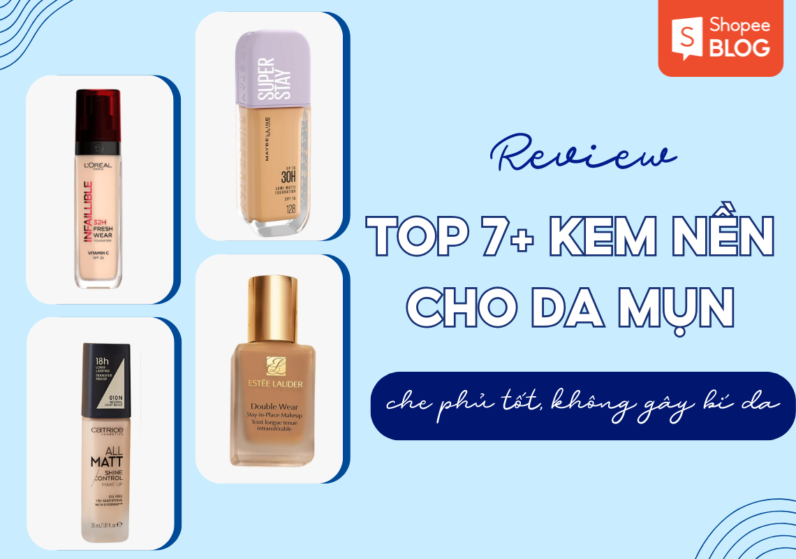 kem nền cho da mụn