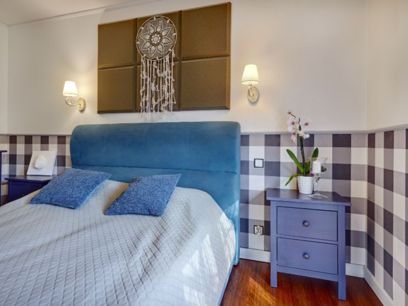 căn phòng được trang trí dreamcatcher