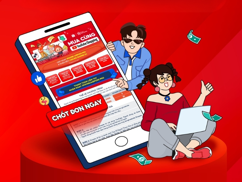 Chương trình Shopee x Youtube Shopping 