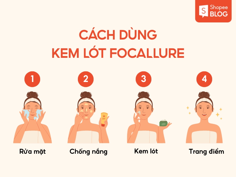 Cách sử dụng kem lót