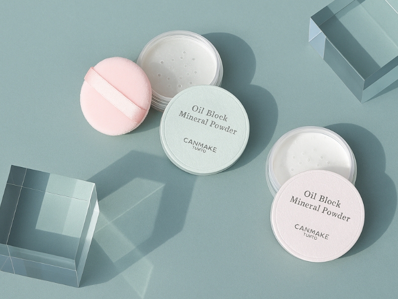 phấn phủ Canmake Oil Block Mineral Powder
