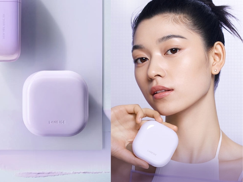 Phấn phủ nâng tone hiệu chỉnh sắc da Laneige Skin Veil Tone-Up Powder đến từ Hàn Quốc