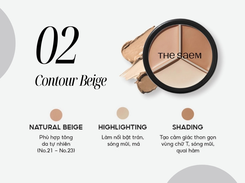 the SAEM Cover Perfection Triple Pot Concealer