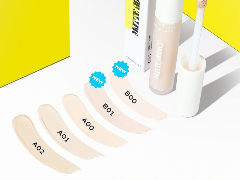 Bảng màu kem che khuyết điểm Lemonade