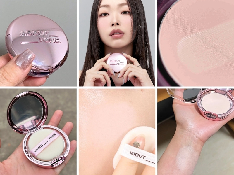 Phấn phủ dành cho da khô About Tone Glow