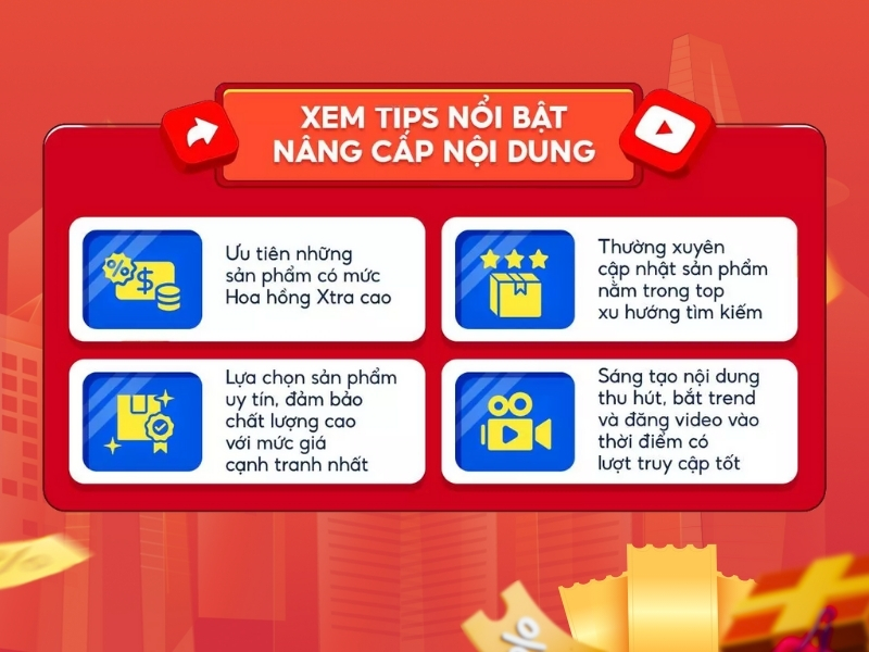 Cách nâng cấp nội dung cho Shopee x Youtube Shopping