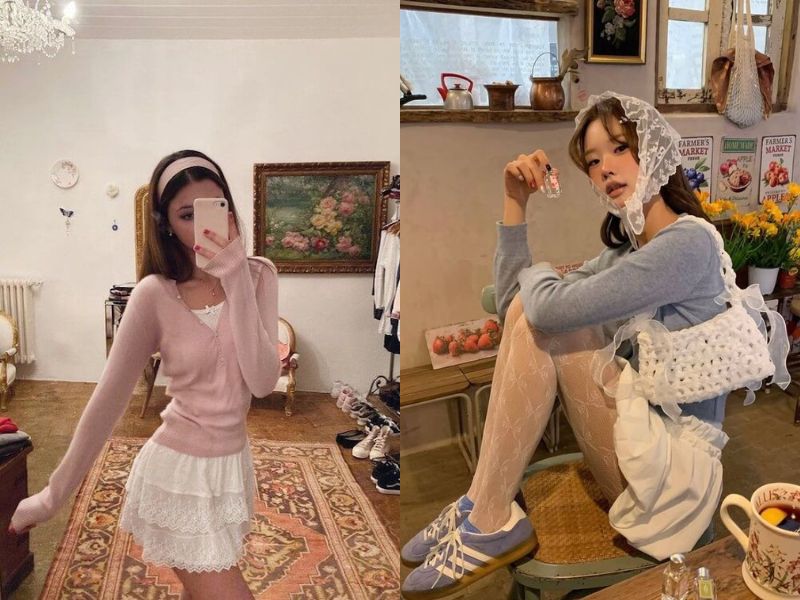 Phong cách Soft girl aesthetic. 