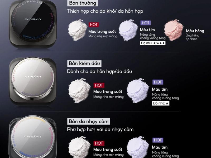 review phấn phủ carslan