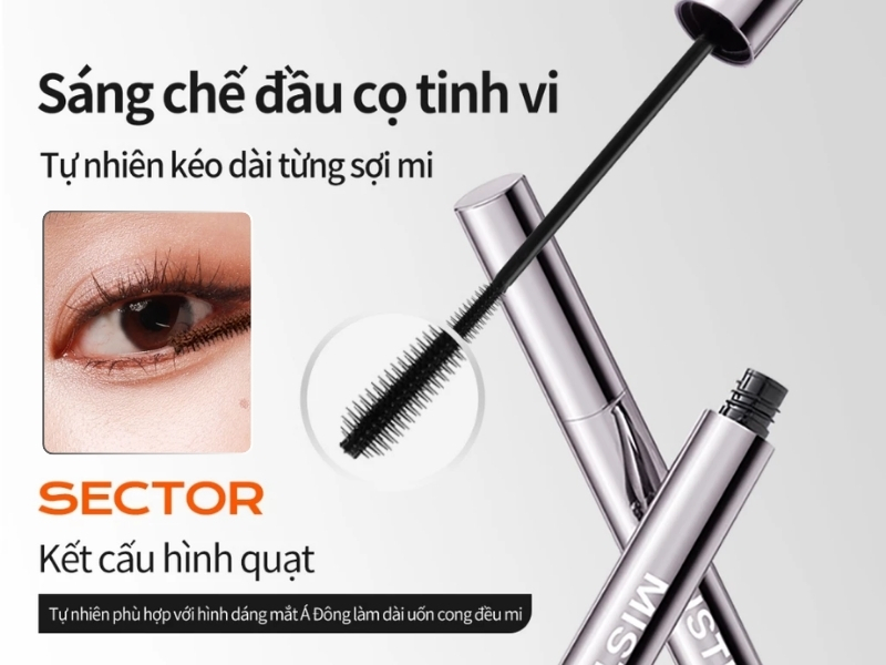 Mascara thép không gỉ Mistine