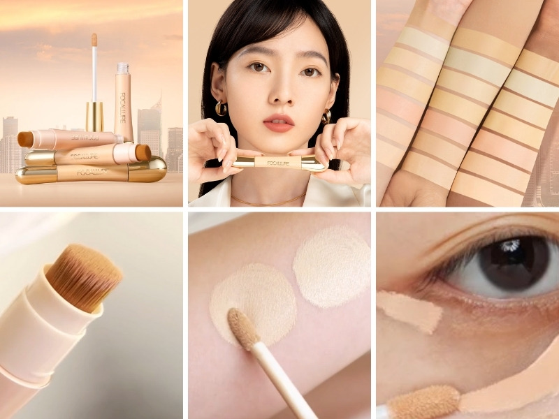 Review kem che khuyết điểm Focallure Soft Matte