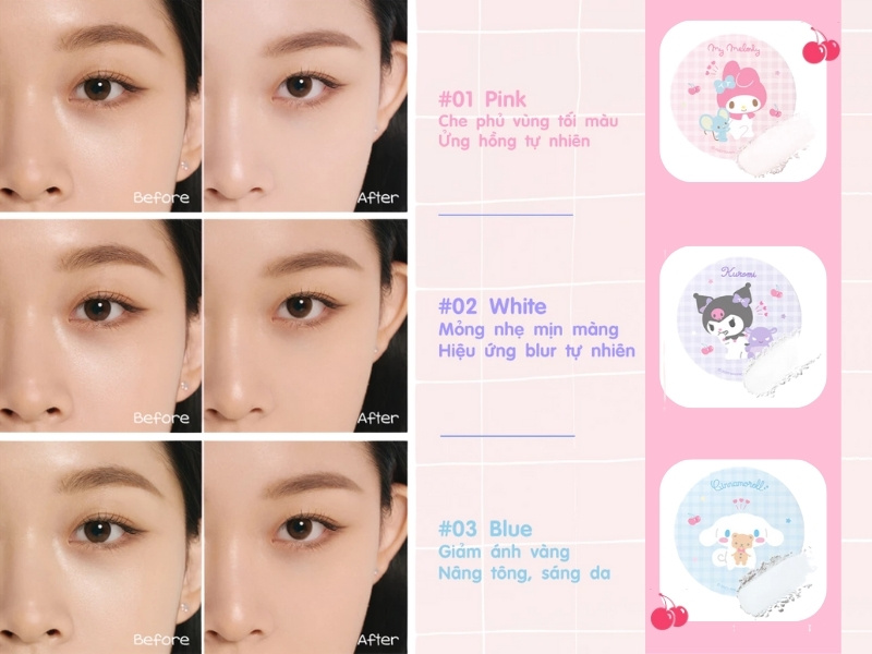 Bảng màu phấn phủ Kirsh Blending My Pastel Blur
