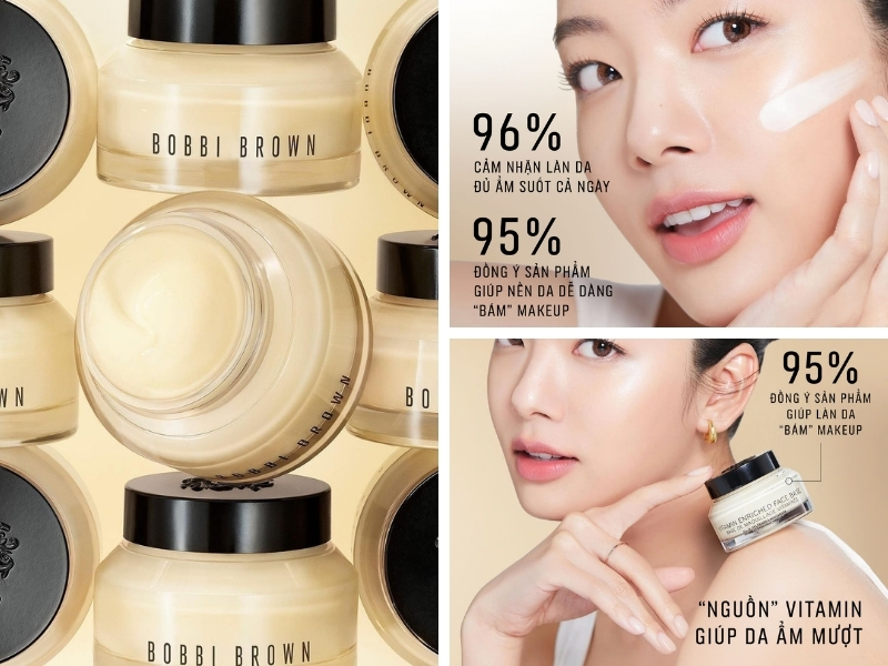 Kem lót Bobbi Brown phù hợp với đại đa số các làn da