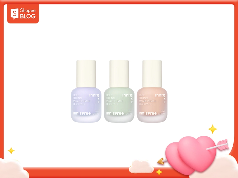 Kem lót Innisfree cho lớp nền tự nhiên
