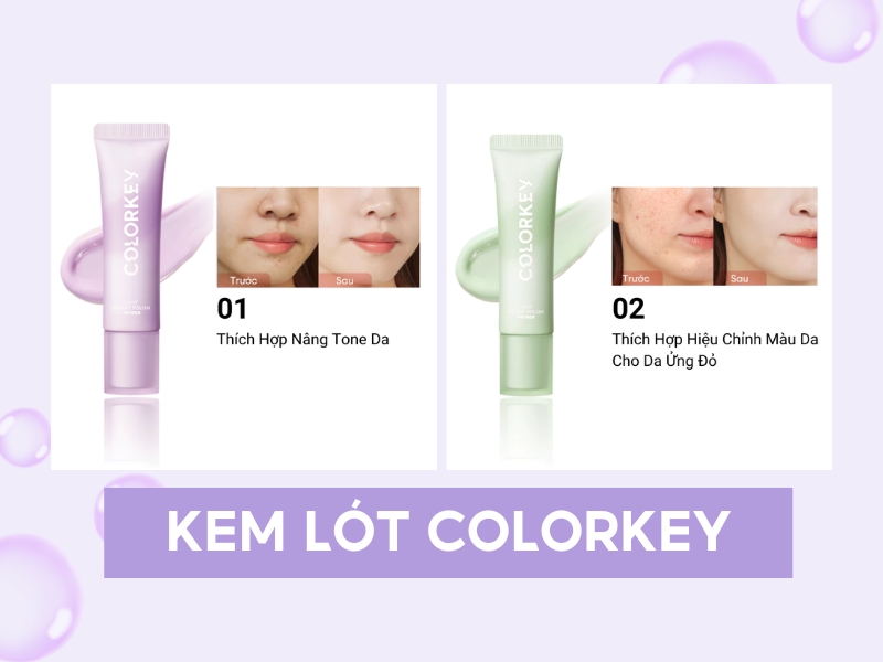 kem lót nâng tone COLORKEY 
