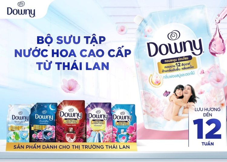 nước xả vải downy hương nước hoa cao cấp từ thái lan