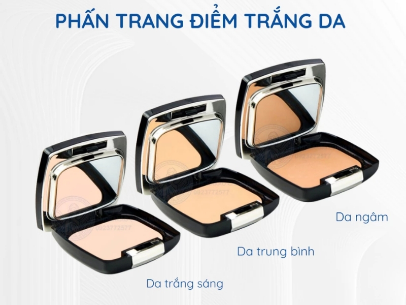 Bảng màu chi tiết của phấn phủ Thorakao
