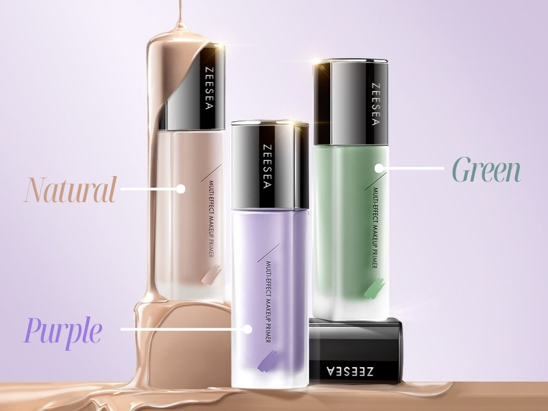 Bảng màu kem lót nâng tone Zeesea Multi-effect Makeup