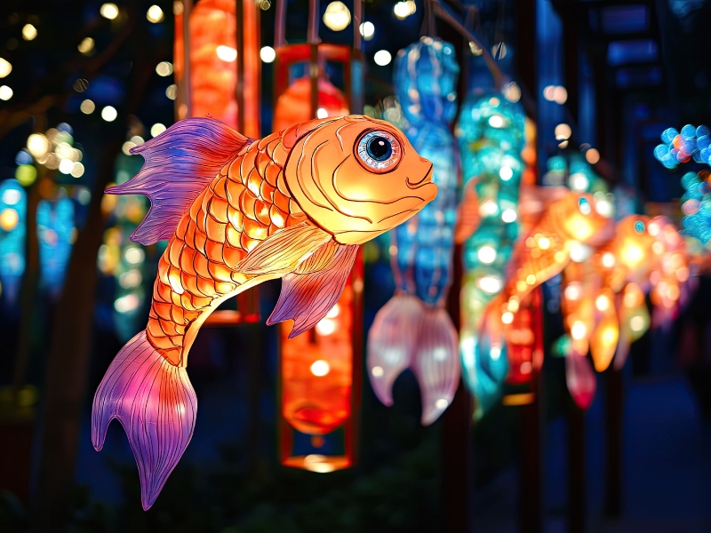 lồng đèn Trung thu hình cá