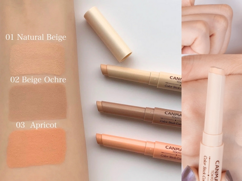 kem che khuyết điểm của nhật Canmake Color Stick Concealer