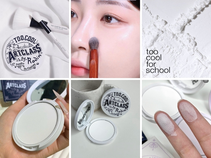 Phấn phủ không màu kiềm dầu Too Cool For School 