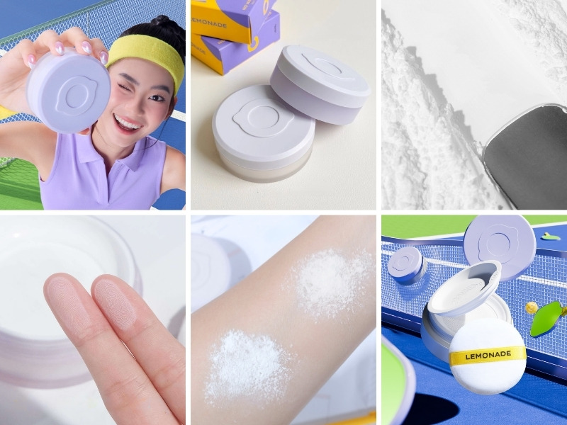 Phấn phủ dạng bột kiềm dầu Lemonade Supermatte No Makeup