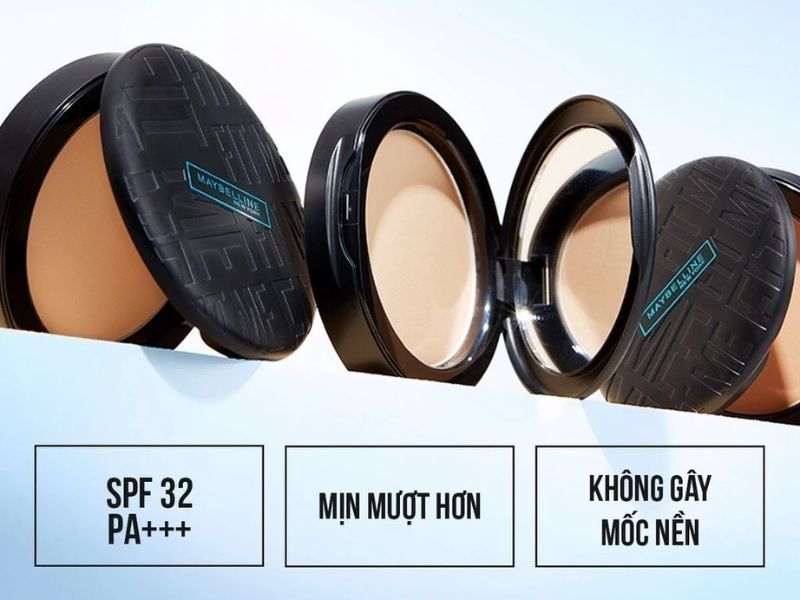 Phấn phủ cho da dầu mụn Maybelline New York Fit Me Compact 