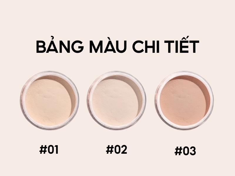 Bảng màu Sace Lady Loose Powder