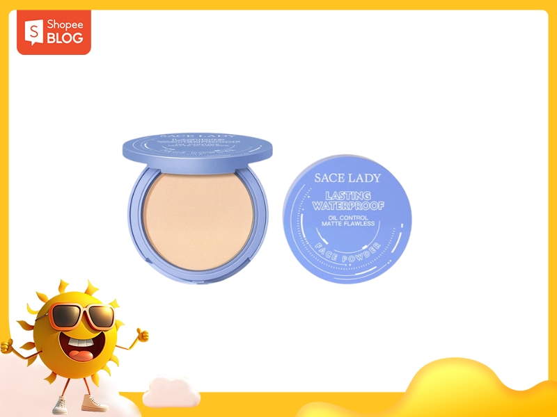 Phấn phủ Sace Lady Lasting Waterproof Pressed Powder