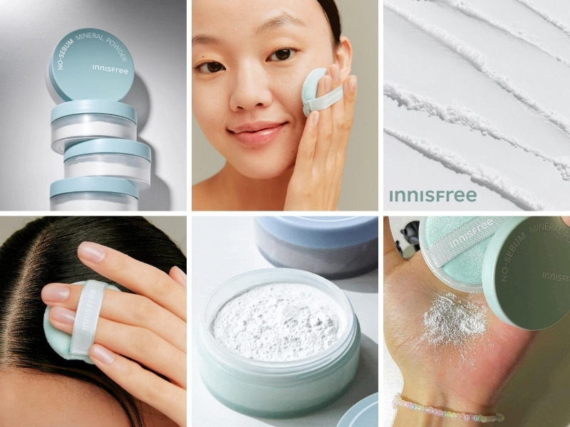 Phấn phủ không màu kiềm dầu INNISFREE No Sebum