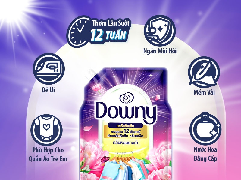 Ưu điểm nổi bật của Downy hương nước hoa