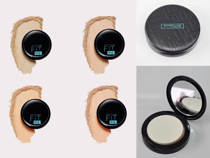 phấn phủ kiềm dầu nâng tone Maybelline New York Fit Me Compact Powder