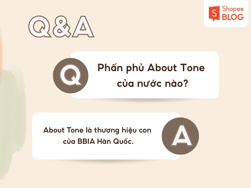 Xuất xứ của phấn phủ About Tone 