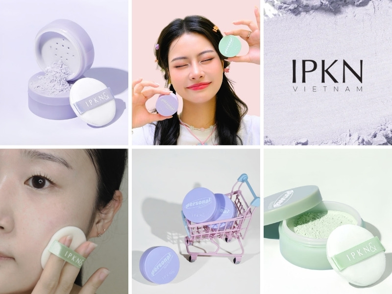 Review phấn phủ cho da khô IPKN Personal Correcting