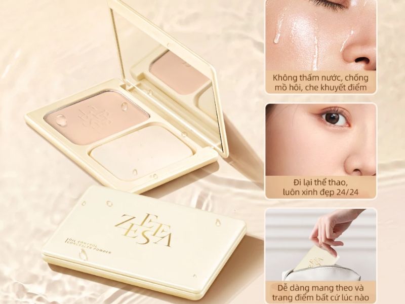 phấn phủ ZEESEA Setting Powder Matte